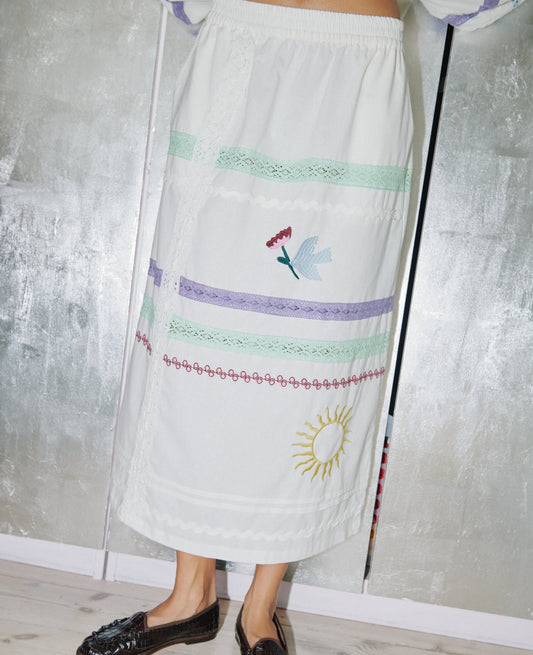 Skirt Isha Skirt Snow-White