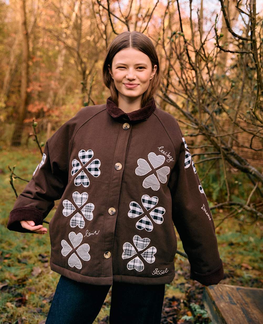 SISSEL EDELBO-588 LILLIBETH JACKET 2024-CHECKED BROWN_01.jpg