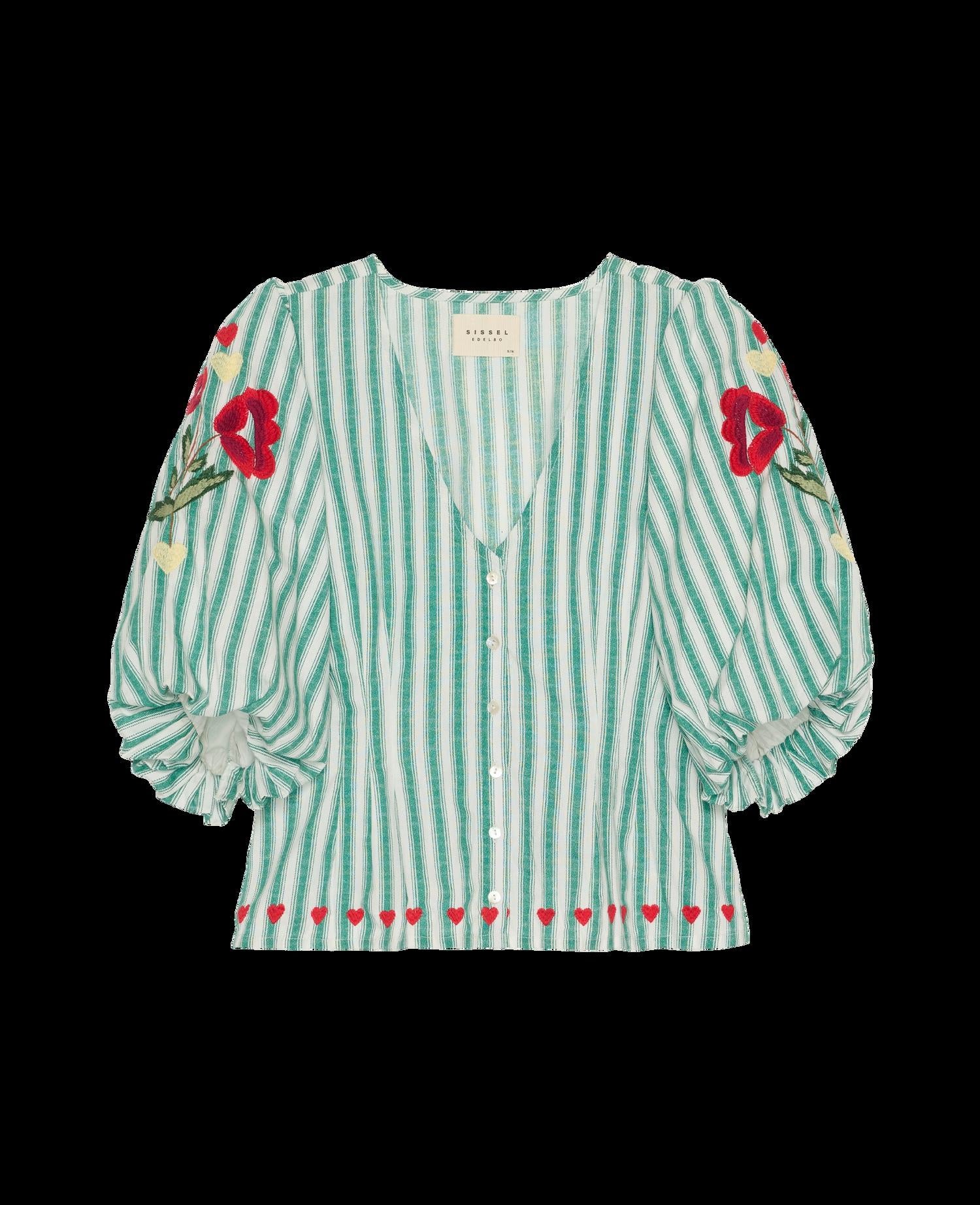 SISSEL EDELBO-588 LOTTA SHIRT-GREEN STRIPES_06.jpg
