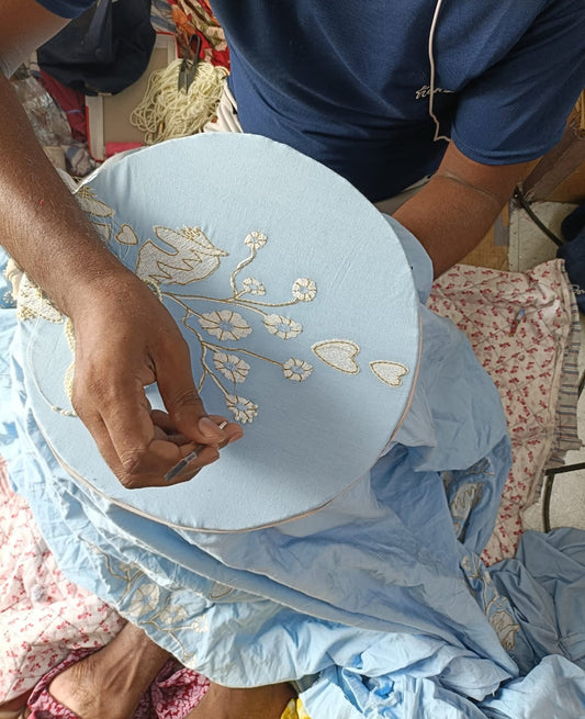 Blouse Maggan Top Light-Blue