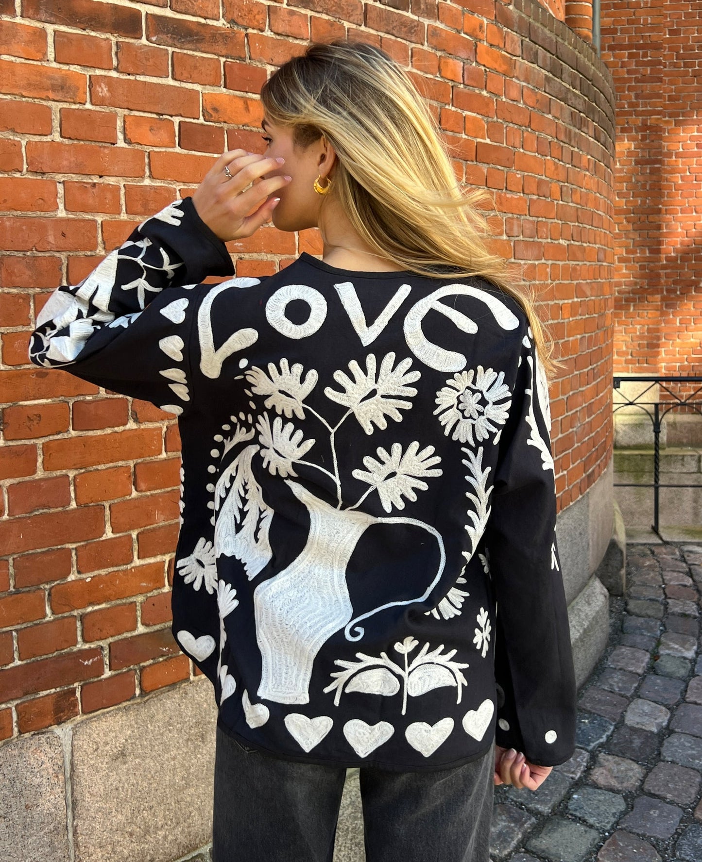 Jacket Maggie Suzani Salt-Pepper