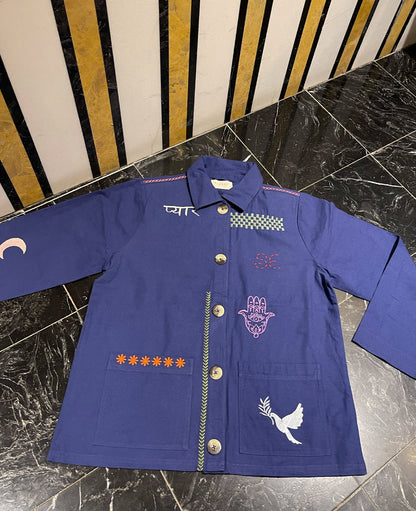 Sissel Edelbo | My Jacket - Embroidered Ultramarine-Blue