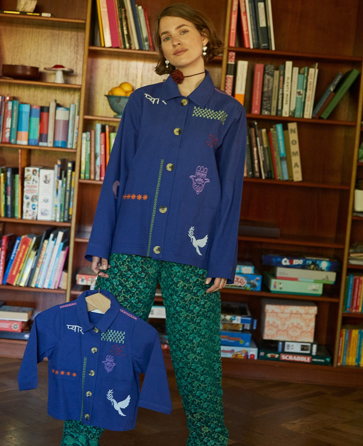 Sissel Edelbo | My Jacket - Embroidered Ultramarine-Blue