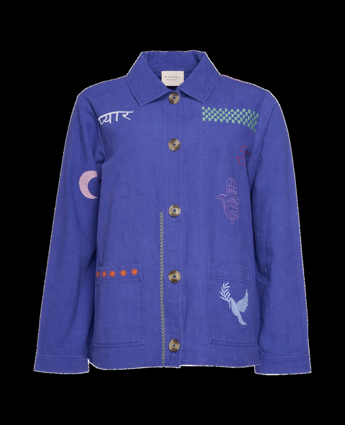 Sissel Edelbo | My Jacket - Embroidered Ultramarine-Blue