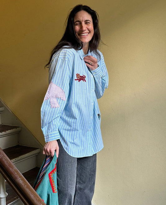SISSEL EDELBO-588 PIL SHIRT-GREEN STRIPES_01.jpg