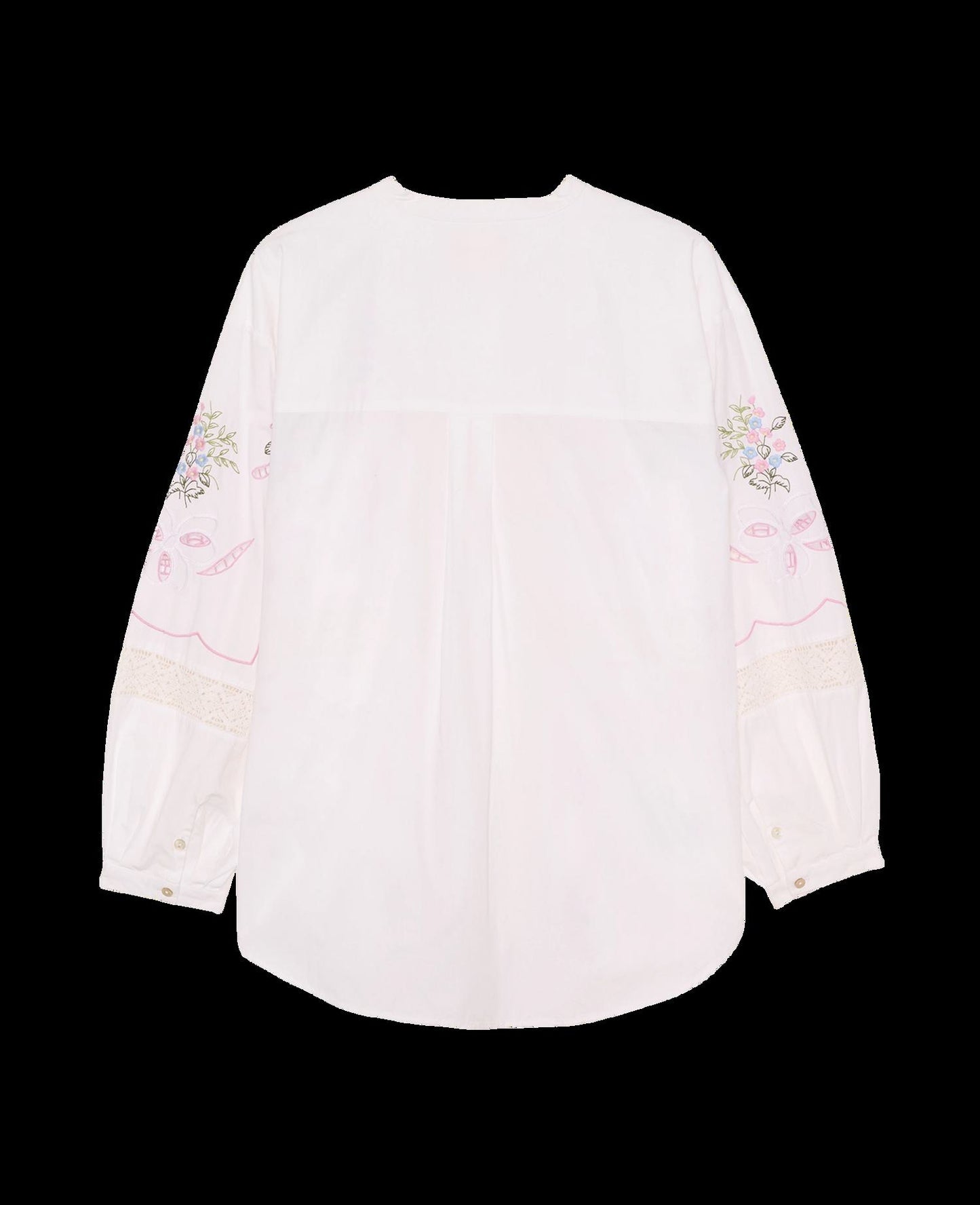 Blouse Sada Shirt White-Pastel