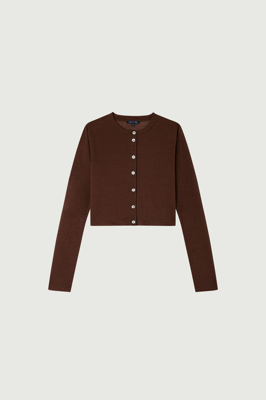 Cardigan Barbara Acajou