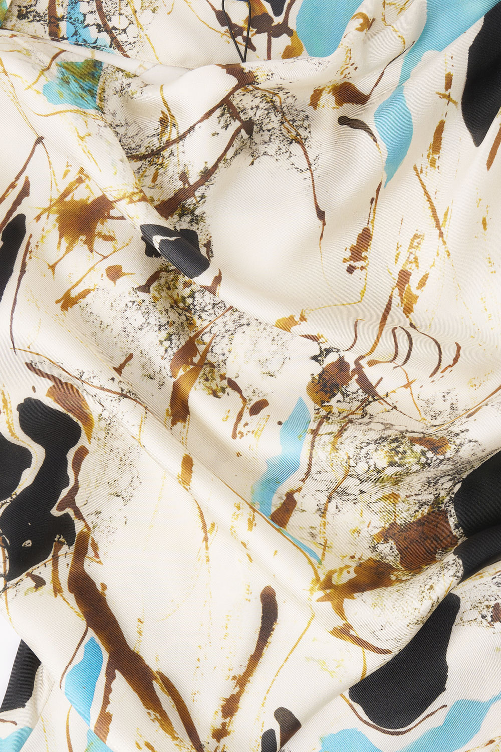 Blouse Fedora Beige-Turquoise