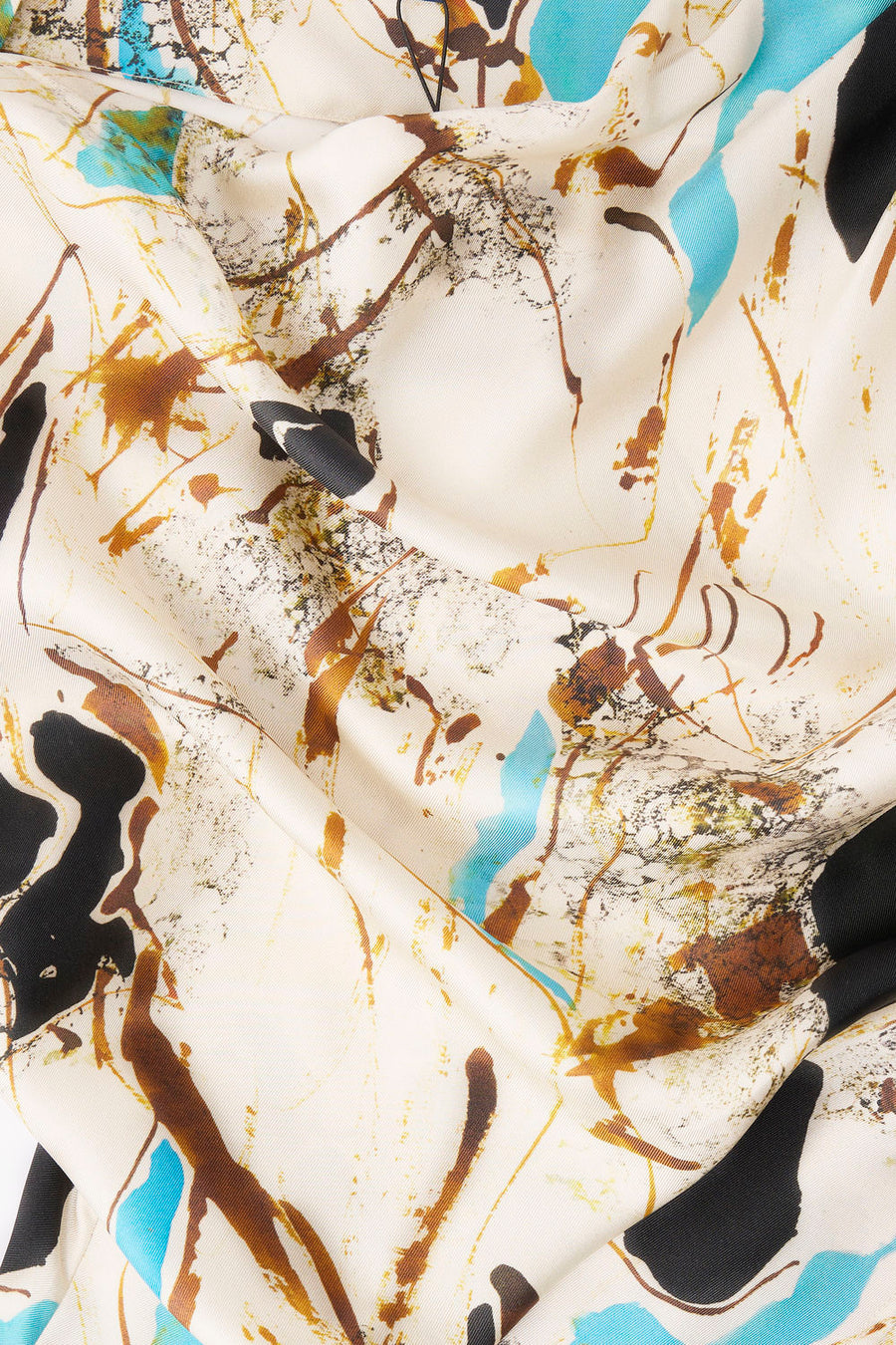 Blouse Fedora Beige-Turquoise