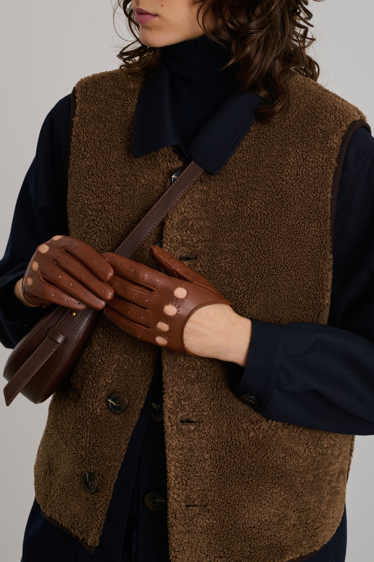 Gilet Fusil Marron