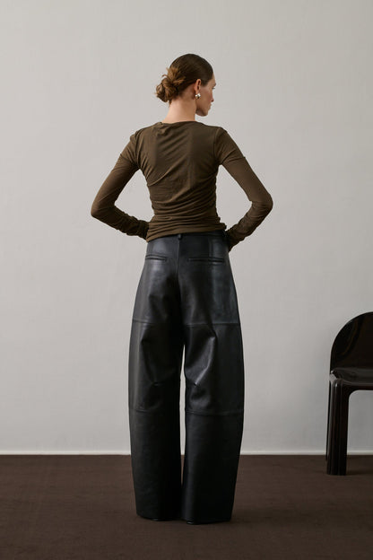 Sweatshirt Gaia Marron-Kaki
