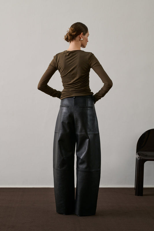 Sweatshirt Gaia Marron-Kaki