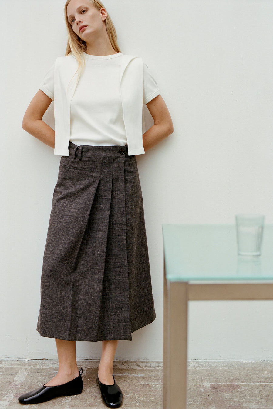 Skirt Varna 131 Gris-Chine