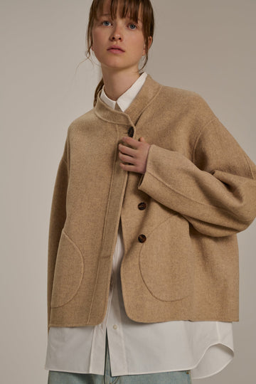 Coat Windsor Beige-Chine