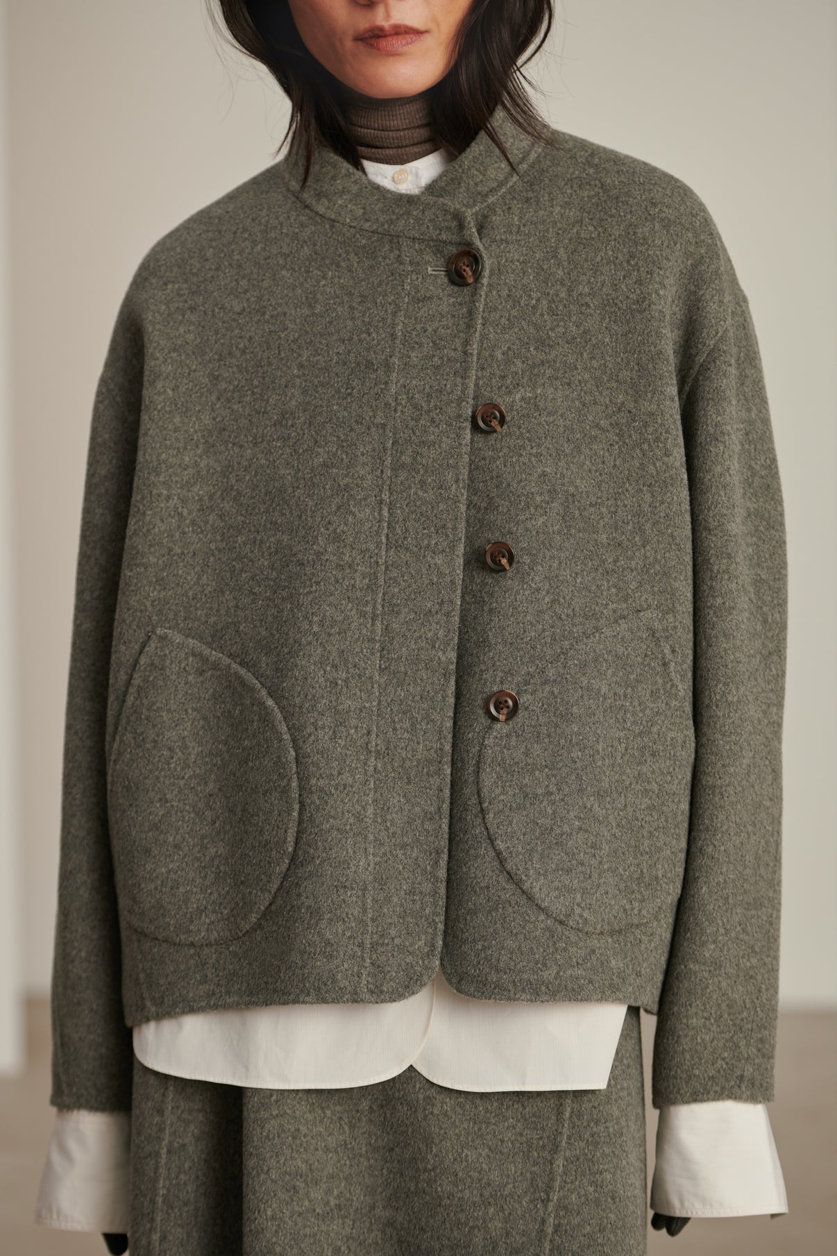 Coat Windsor Gris-Clair-Chine