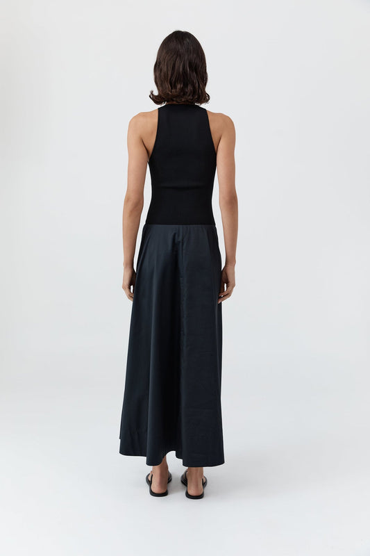 Dress Bodice Asymm Dre Black