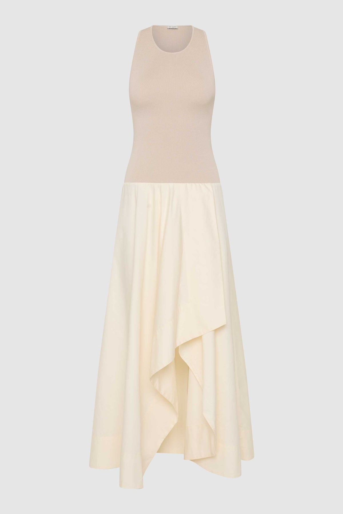 Dress Bodice Asymm Dre Ecru