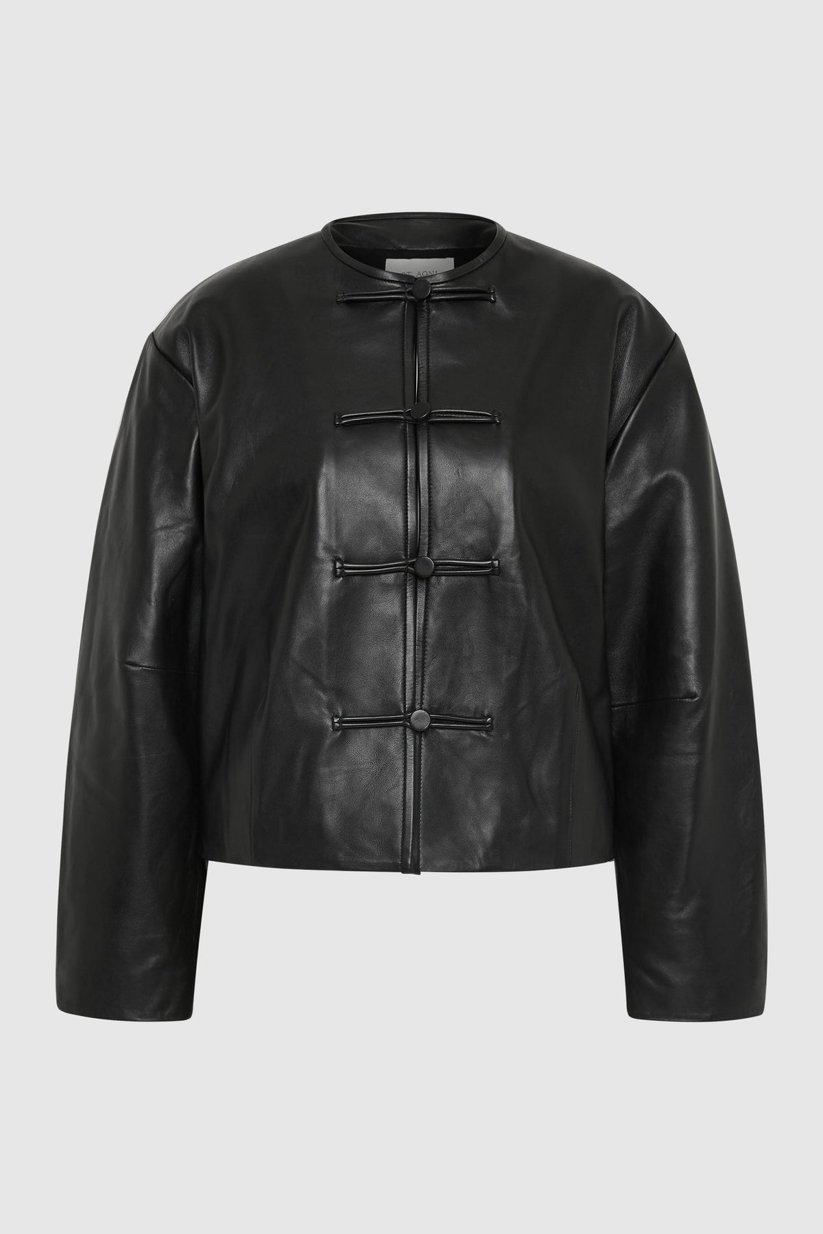 ST. AGNI-702 BUTTON DETAIL COCOON L JKT-BLACK_07.jpg