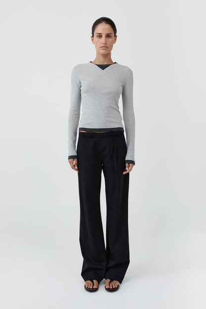 ST. AGNI-702 ORGANIC CO V NECK LS TOP-GREY MARLE_02.jpg