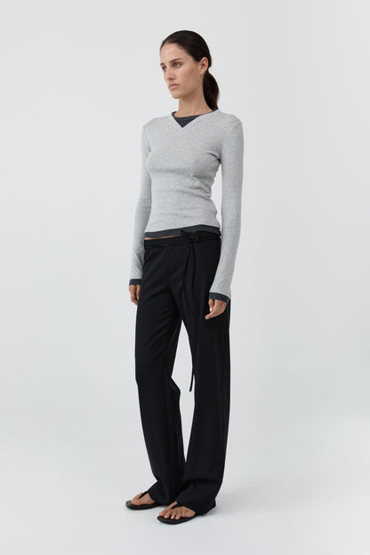 ST. AGNI-702 ORGANIC CO V NECK LS TOP-GREY MARLE_03.jpg