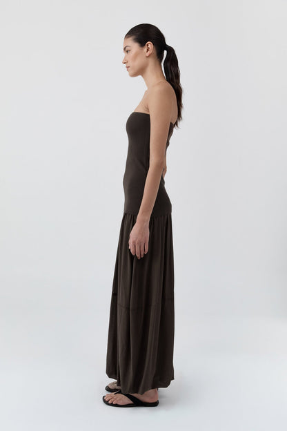 ST. AGNI-702 STRAPLESS BALLOON HEM DRESS-CEDAR_03.jpg