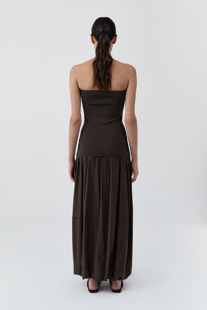 ST. AGNI-702 STRAPLESS BALLOON HEM DRESS-CEDAR_04.jpg