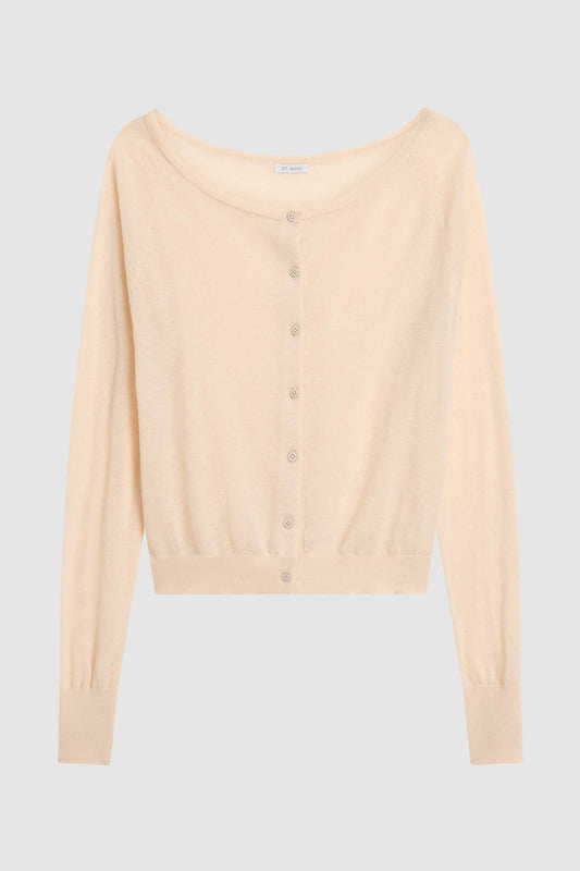 Cardigan Wool Ballet Card Powder