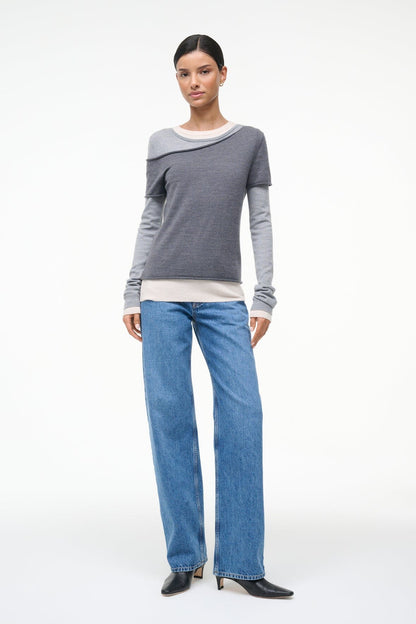 Sweatshirt Sera Sweater Heather-Grey-Multi