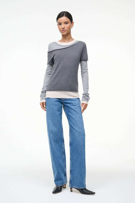 Sweatshirt Sera Sweater Heather-Grey-Multi