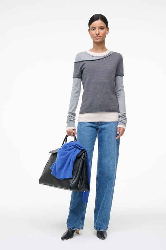 Sweatshirt Sera Sweater Heather-Grey-Multi