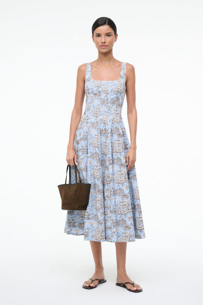 Dress Wells Sp Sky-Toile