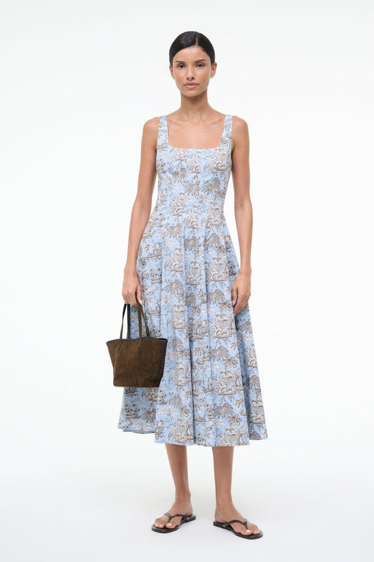Dress Wells Sp Sky-Toile
