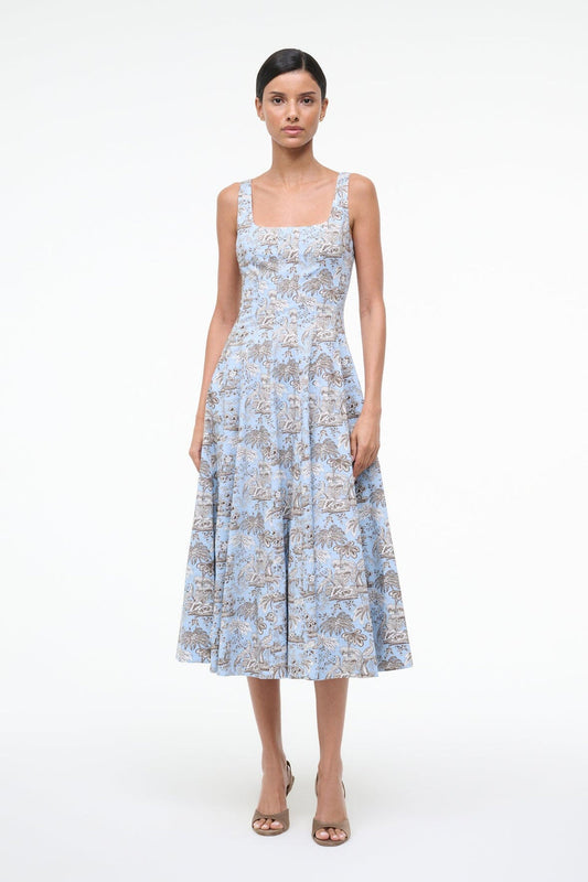Dress Wells Sp Sky-Toile