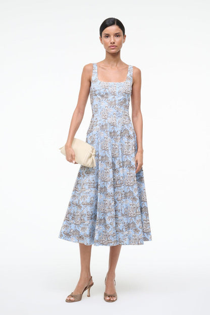 Dress Wells Sp Sky-Toile