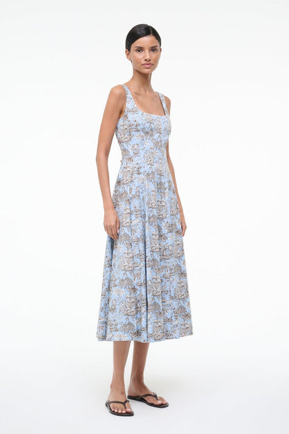 Dress Wells Sp Sky-Toile