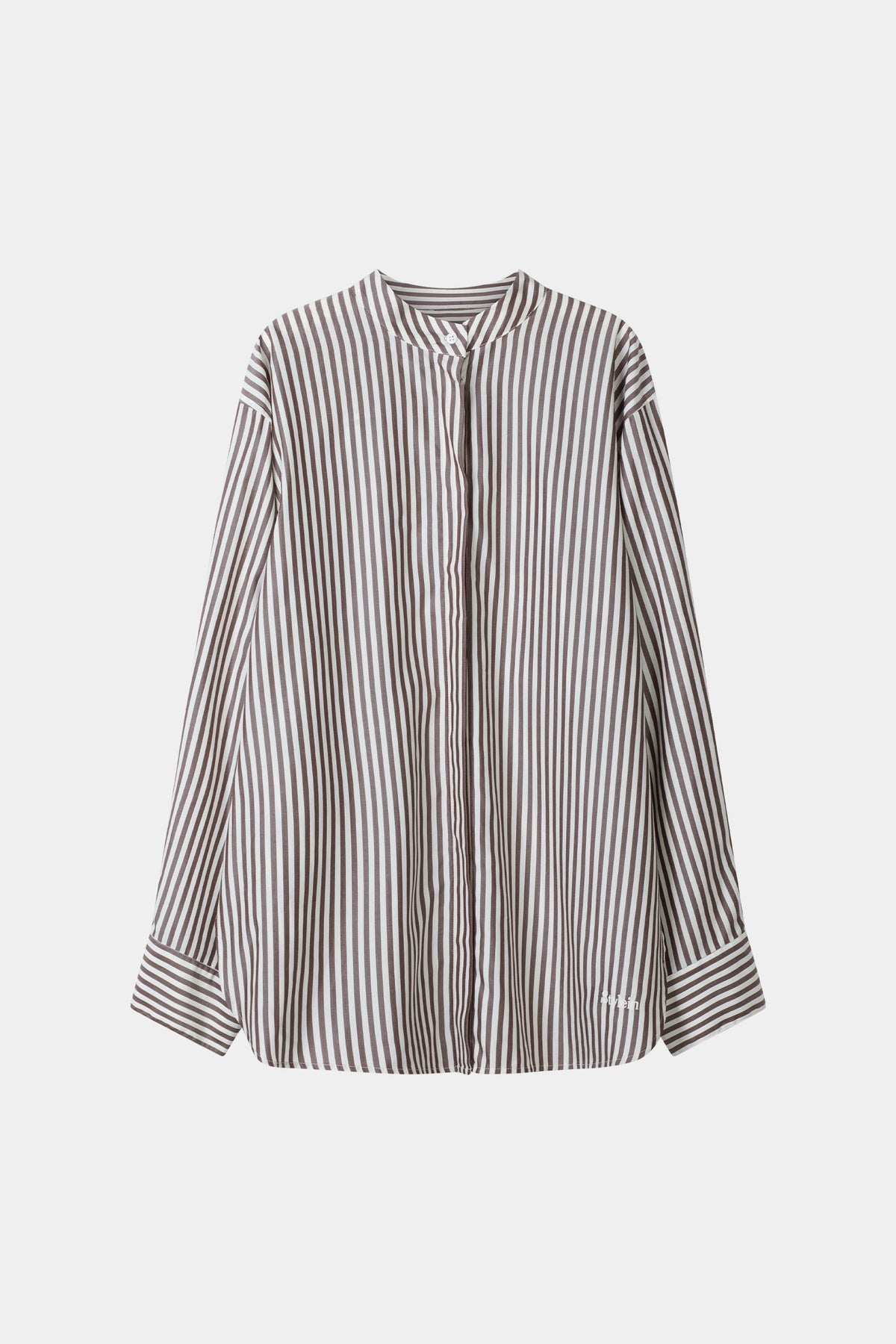 STYLEIN-719 MANDRIA SHIRT-BROWN STRIPE_02.jpg