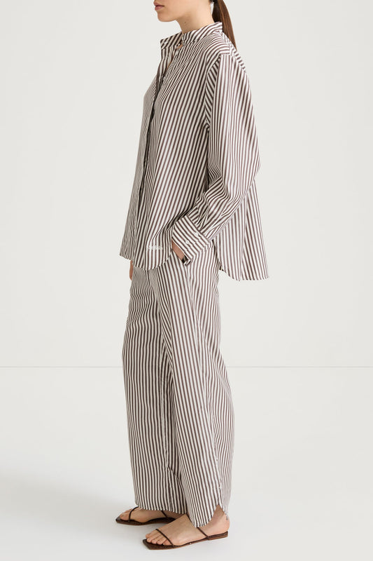 STYLEIN-719 MANDRIA SHIRT-BROWN STRIPE_04.jpg
