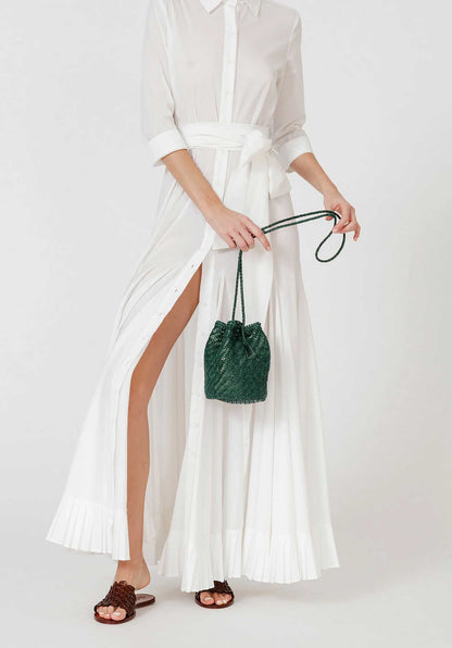 Crossbody Bag Pompom Double Ju Forest