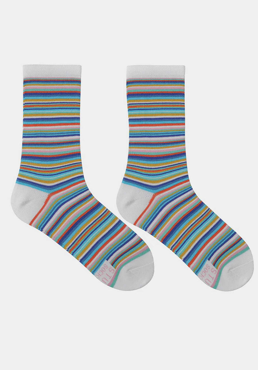 Socks Heritage Pin Str Multi