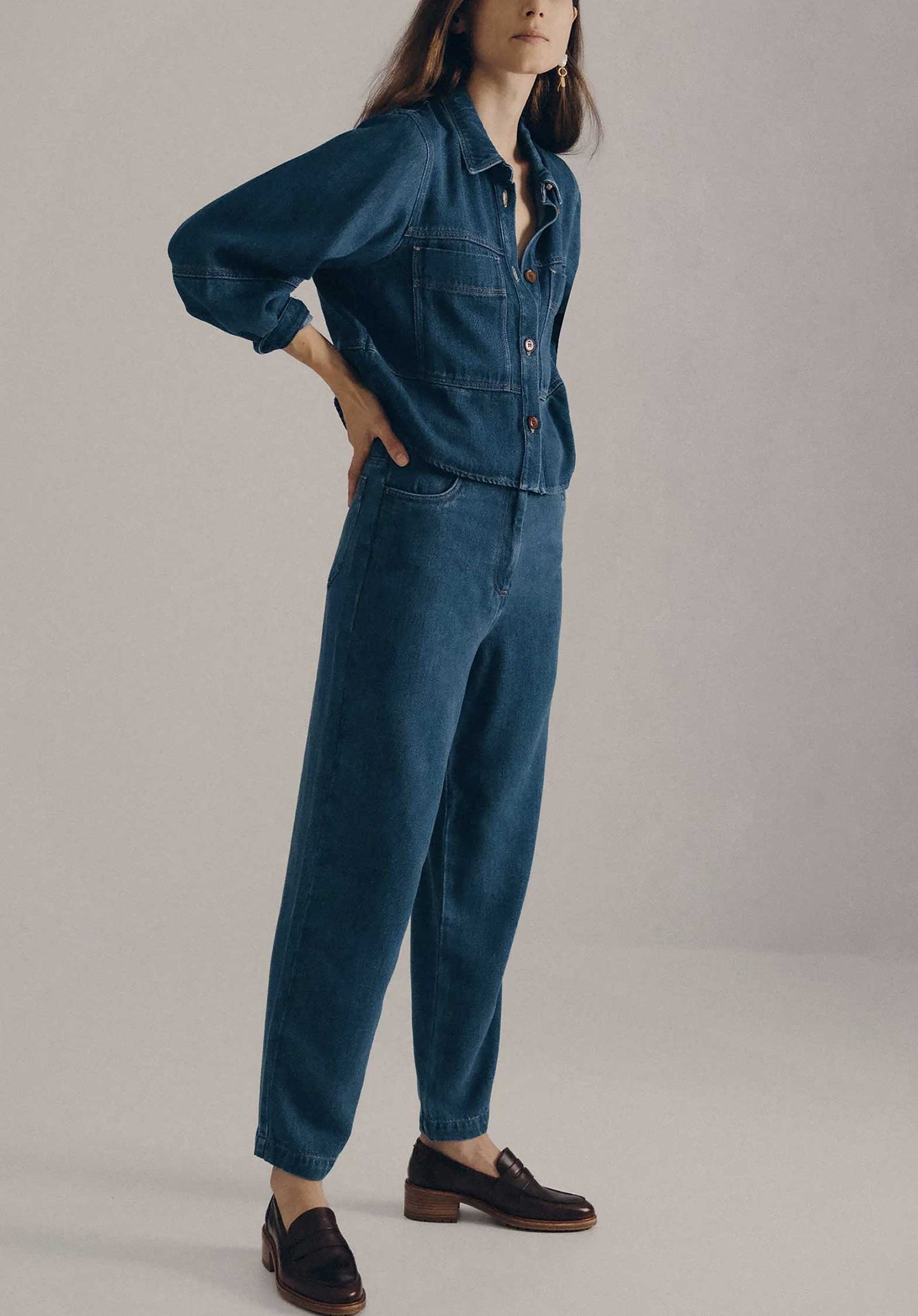 Denim Shirt Leone Denim-Blue