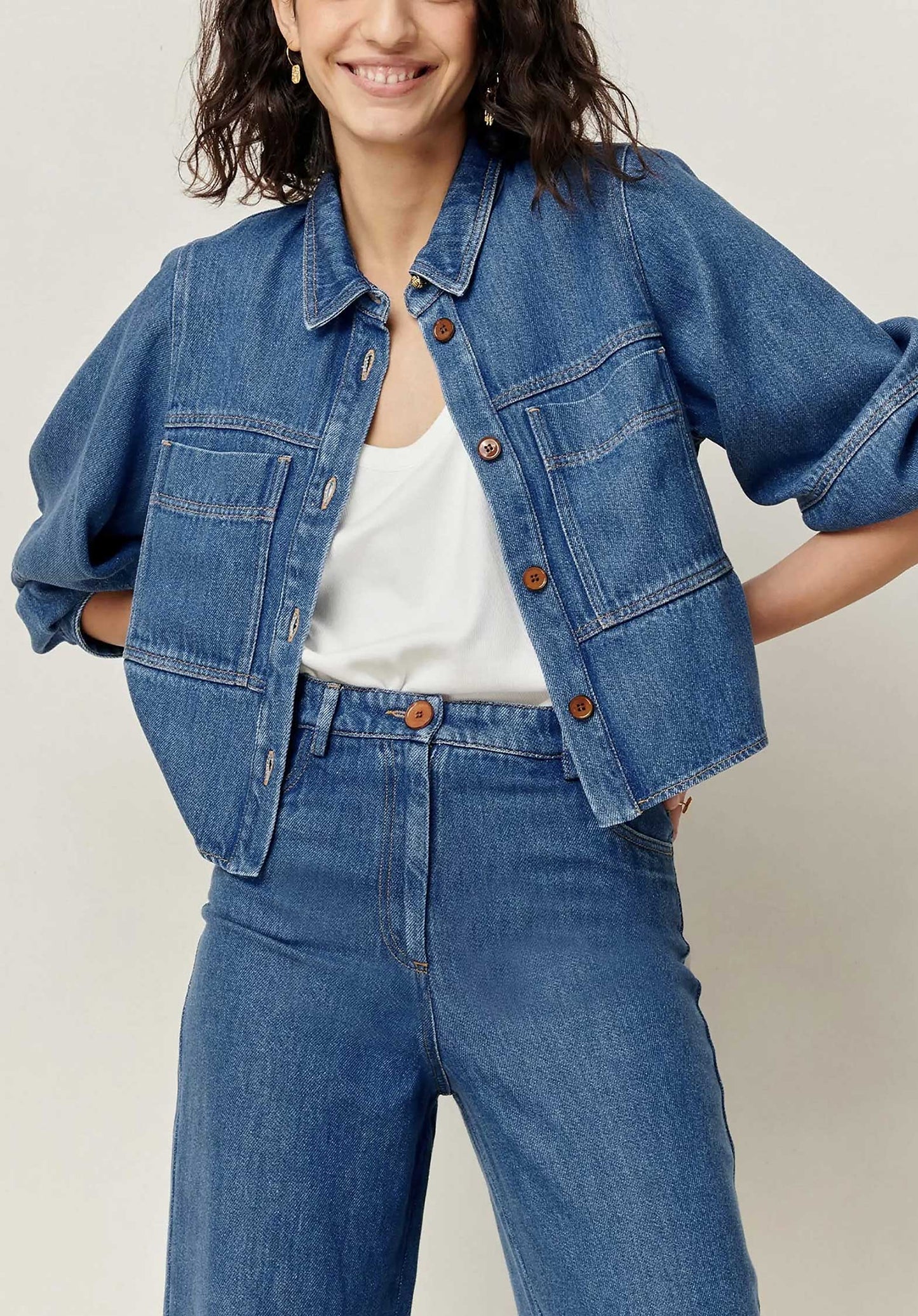 Denim Shirt Leone Denim-Blue