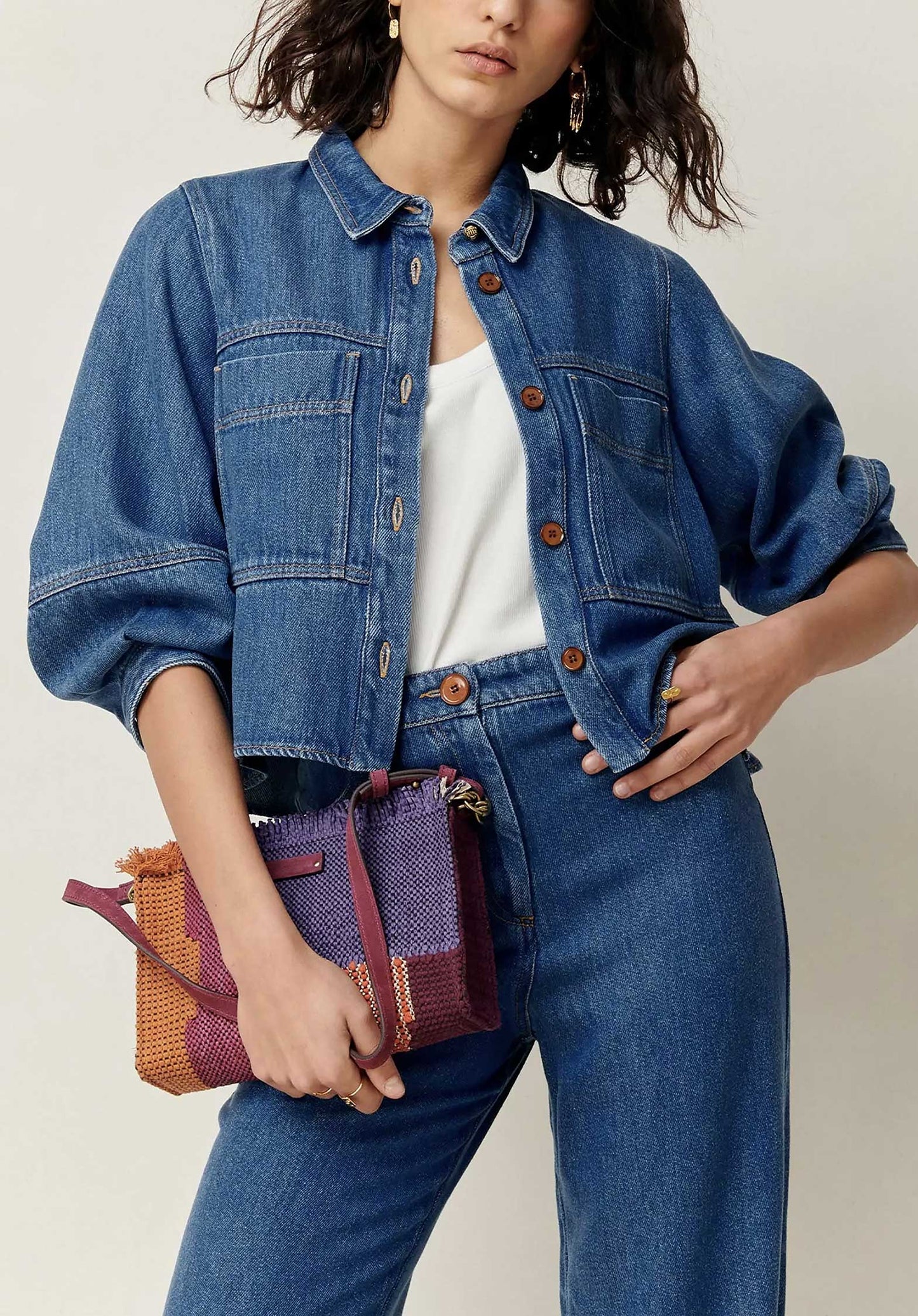 Denim Shirt Leone Denim-Blue