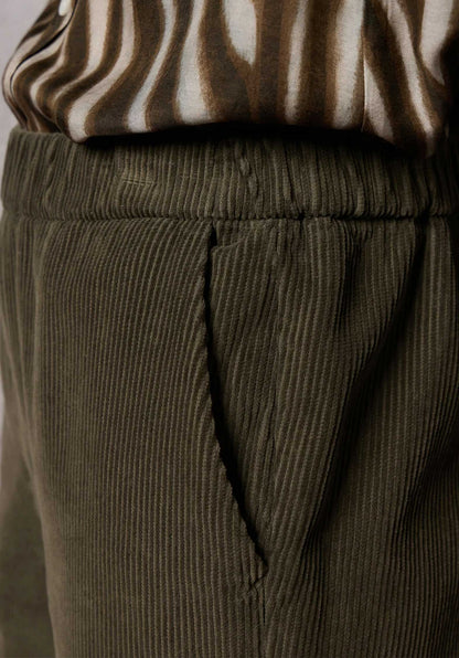 DIEGA | Pacifio Wide-Leg Pants - Kaki 9-Kaki