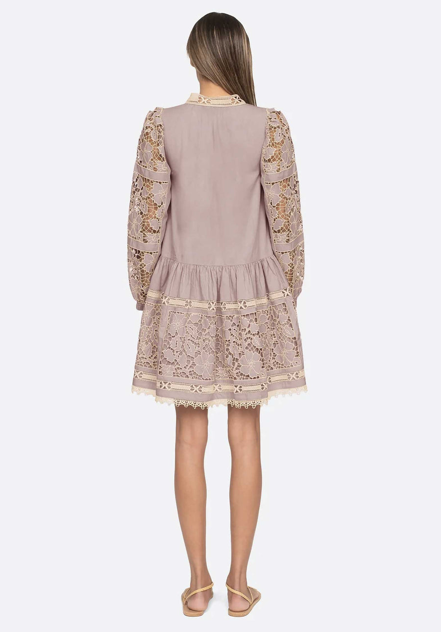 Dress Joah Embroidery L Ss24-032 Lilac