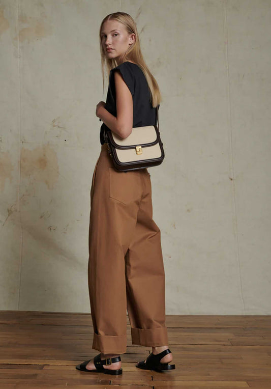 Crossbody Bag Bellissima Maxi Ecru-Ebene