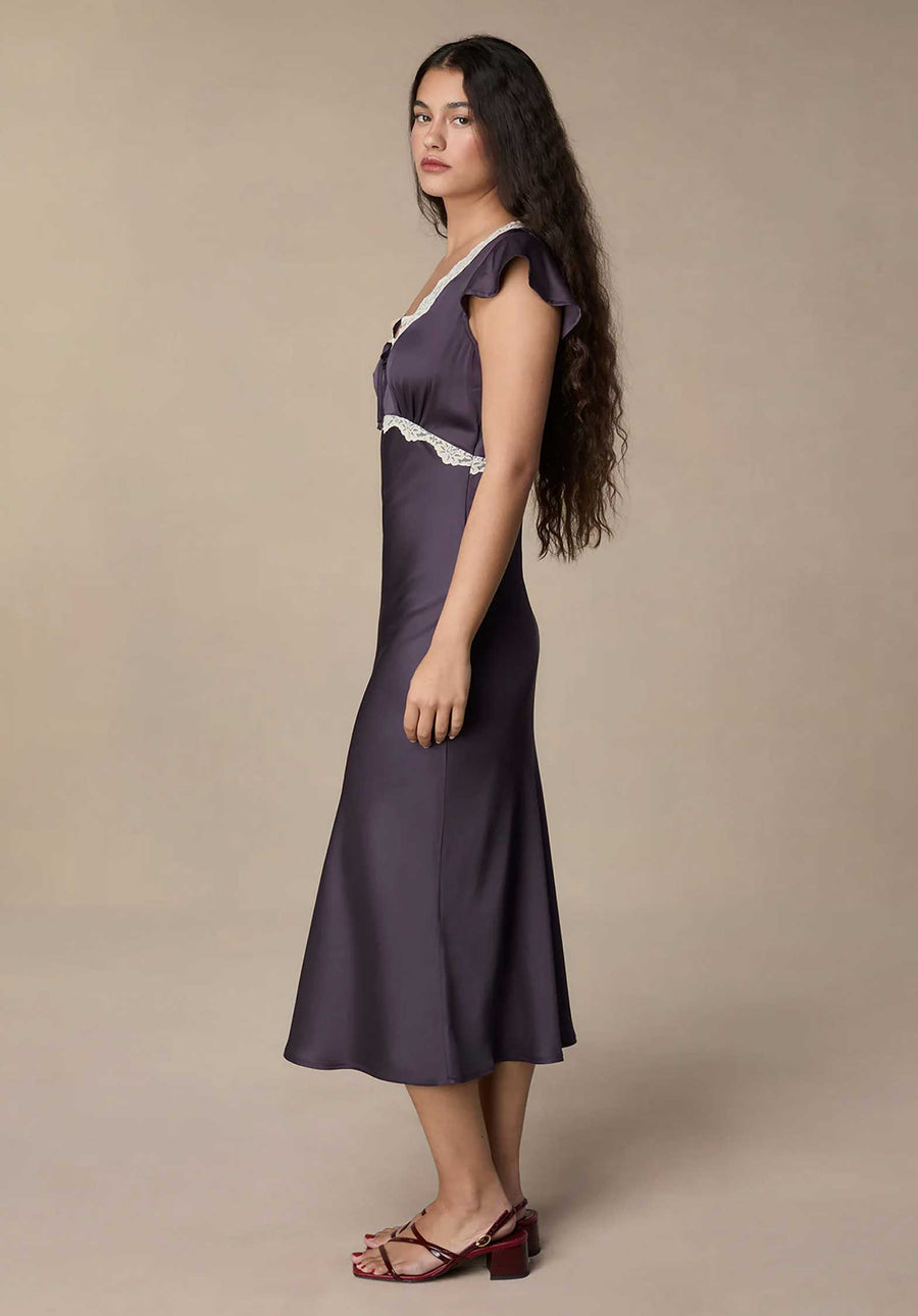 Dress Ramia Aubergine