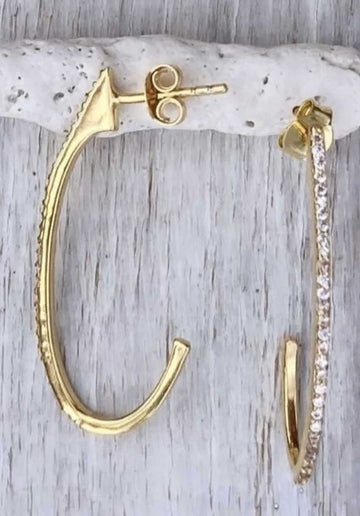 Earring 18jud Jude Creole Gold
