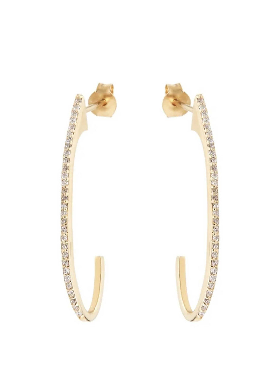 Earring 18jud Jude Creole Gold