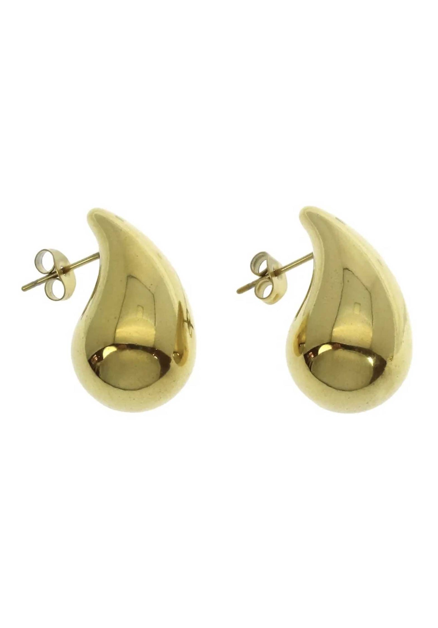 Earring 23acer101 Larmes Boucles Gold