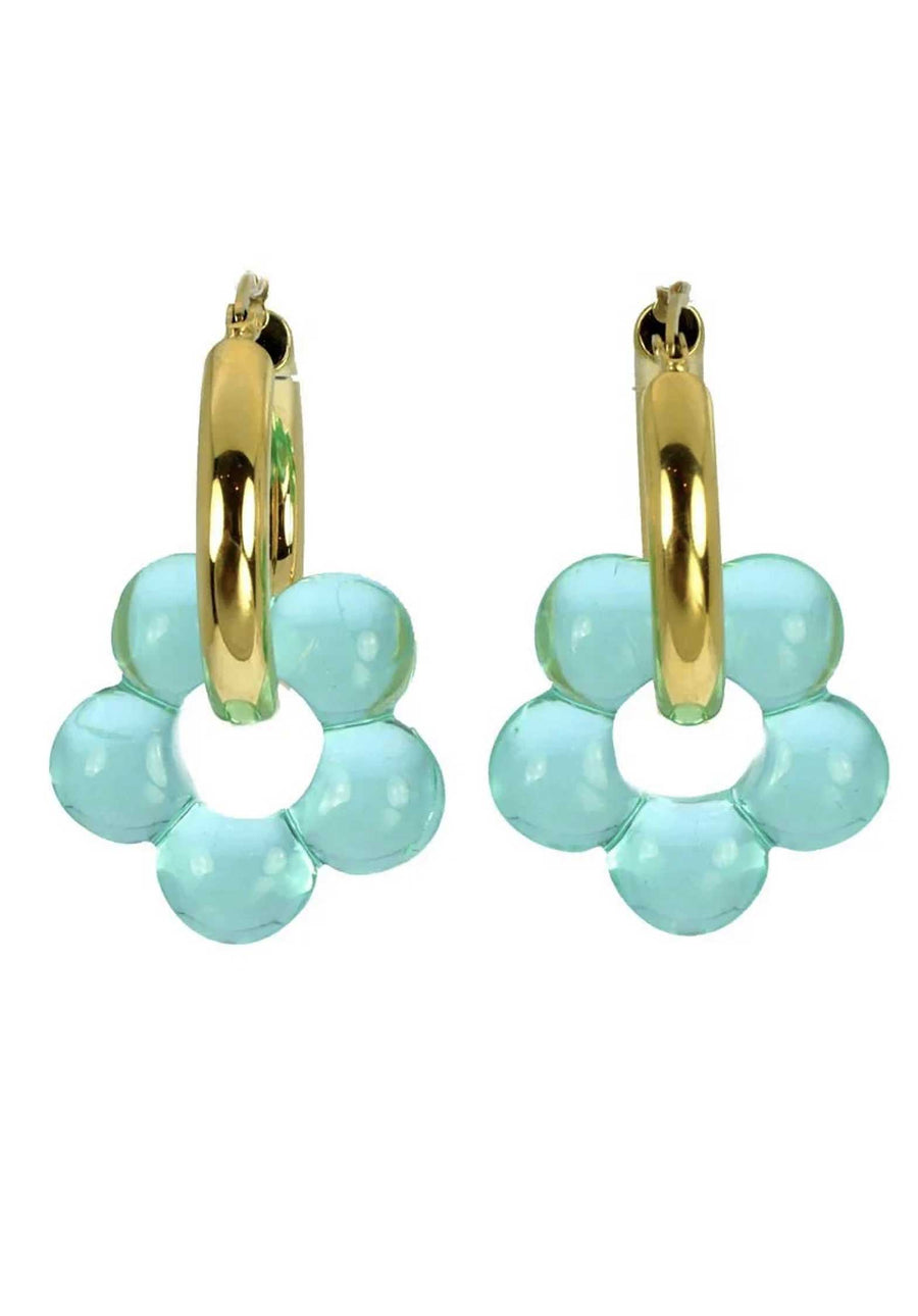 Earring 24acer29 Jacqueline Boucl Mint-Green